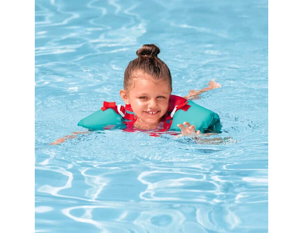 Giubbotto Di Salvataggio Braccioli Sirenetta Salvagente Bambini Galleggiante...