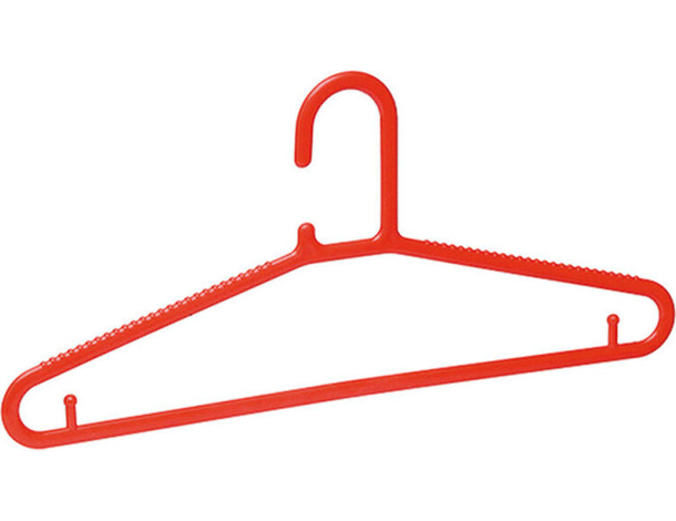 20 Grucce Appendiabiti Barra Pantaloni Plastica Forte Stampelle Vari Colori...