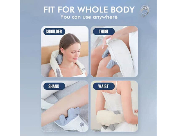 Massaggiatore Cervicale Massaggio per Collo e Spalle Schiena Riscaldamento 3