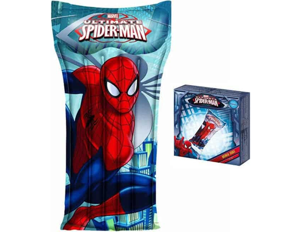 Materassino Spiderman Bambini 119x61cm Gioco Gonfiabile Mare e Piscina 98005