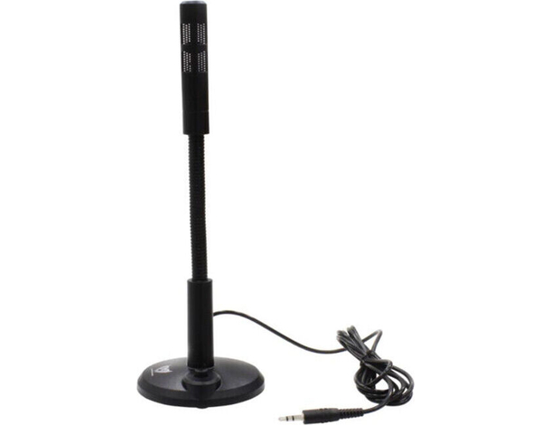Microfono Flessibile Cablato Plug & Play 3,5mm da Tavolo Studio PC Conferenze...