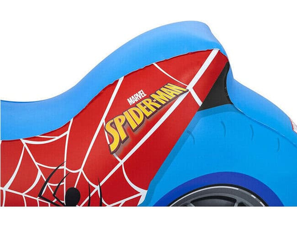 Moto Gonfiabile Cavalcabile di Spider-Man Bambini Mare Piscina Estate Bestway...