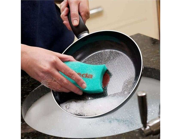 18 Spugna Vileda Ondattiva Milleusi da Cucina Antigraffio Bicchieri Padelle...