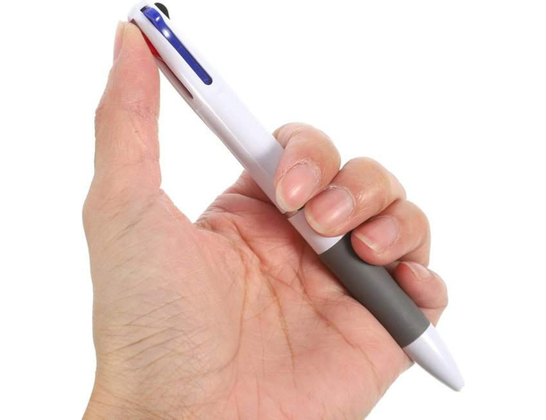 12 Pezzi Penna a Sfera 3 Colori Design a Molla Retrattile Plastica...