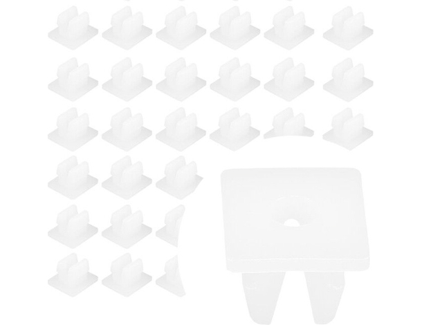240x Rivetto Clip di Fissaggio Multiuso per Auto in Plastica Bianco 8 x 7,7mm