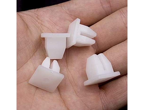 240x Rivetti Clip di Fissaggio Multiuso per Auto in Plastica Bianco 15,8x14mm...