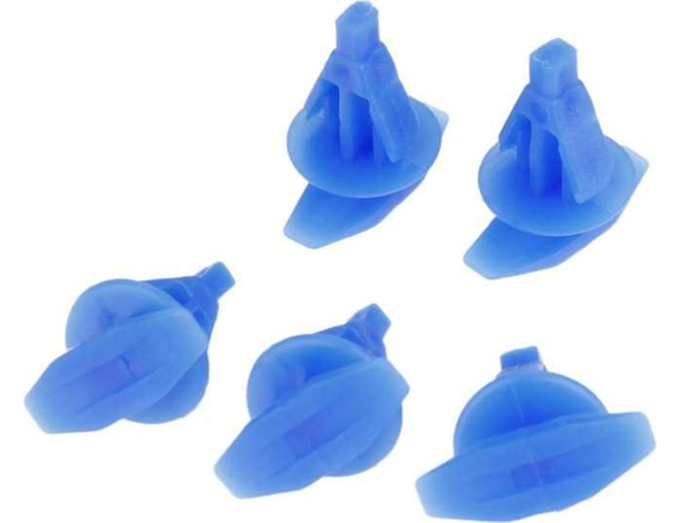 240x Rivetto Clip in Plastica Blu Rivetti Clip di Fissaggio Universali Auto...