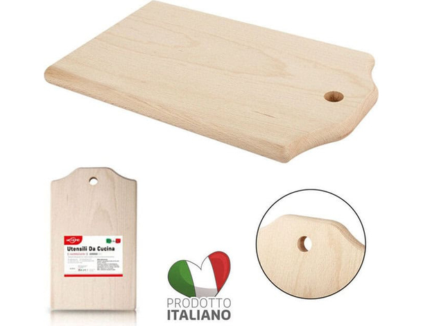 Tagliere Rettangolare in Legno di Faggio Salumi Formaggi Vassoio Varie Misure...