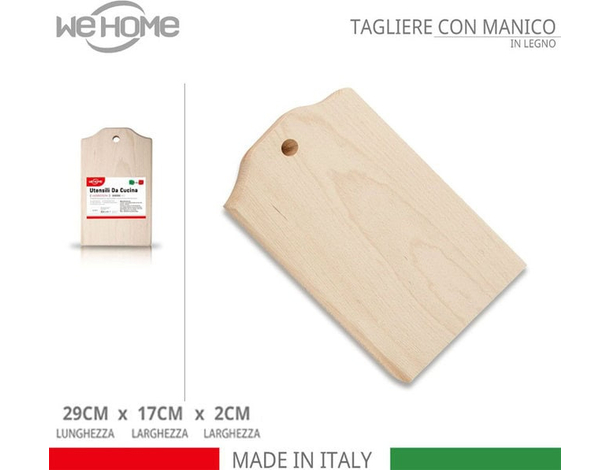 Tagliere Rettangolare in Legno di Faggio Salumi Formaggi Vassoio Varie Misure...