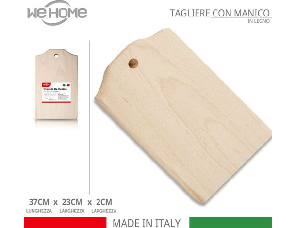 Tagliere Rettangolare in Legno di Faggio Salumi Formaggi Vassoio Varie Misure...