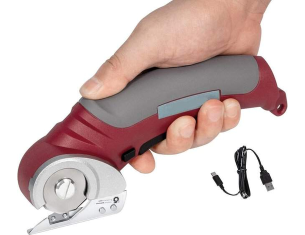 Taglierino Elettrico Cordless Pannolenci Giardinaggio Stoffa Tessuti a Batteria