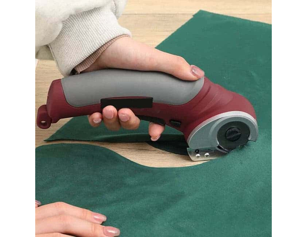 Taglierino Elettrico Cordless Pannolenci Giardinaggio Stoffa Tessuti a...