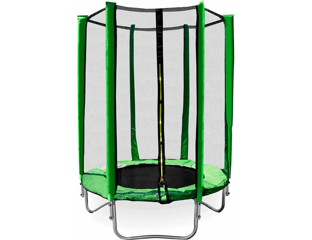 Trampolino Tappeto Elastico Rotondo Tappetino Bambini 140cm con Rete Sicurezza