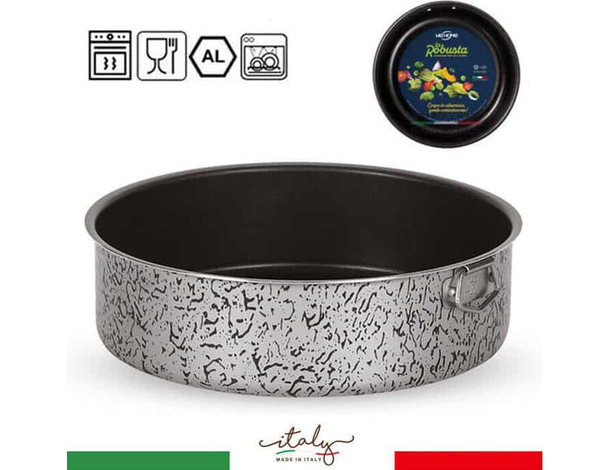 Teglia da Forno Tonda Antiaderente in Alluminio Tortiera da 32 cm Stampo Dolci