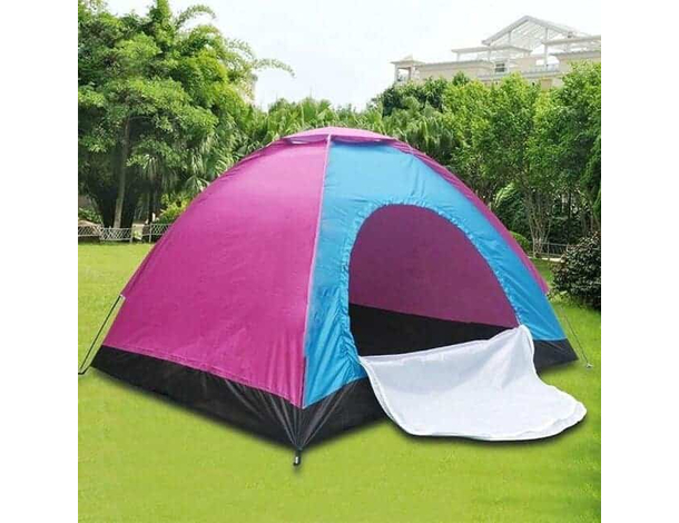 Tenda da Campeggio 200x150x110 cm 3 posti persone porta a cerniera...