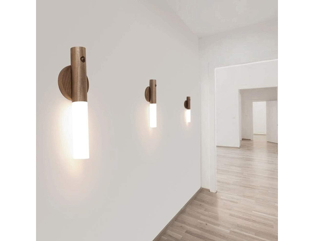 Applique LED da Interno con Sensore a Parete Ricaricabile Portatile Luce...