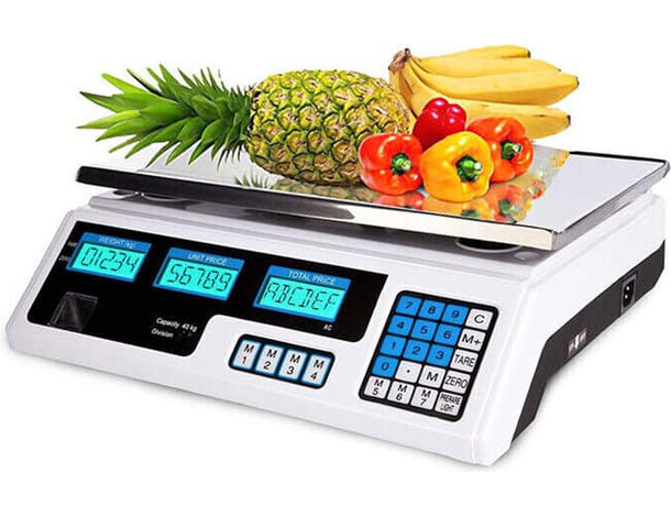 Bilancia Elettronica Professionale Digitale Da Banco Portata 40KG Display LCD