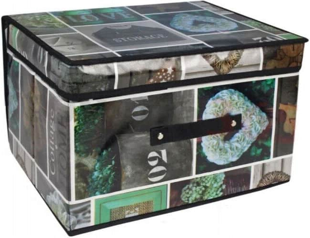 Box Scatola Salvaspazio Portatutto Contenitore Organizer 40x30x25 cm Vestiti