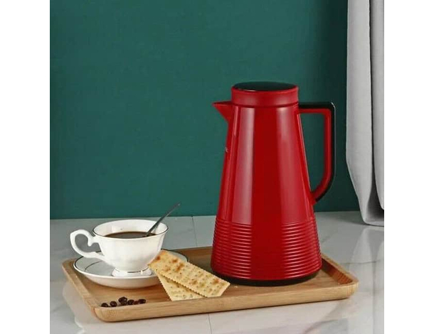 Thermos 1 LT Termos Caraffa Termica Brocca Acciaio Inox da Campeggio...