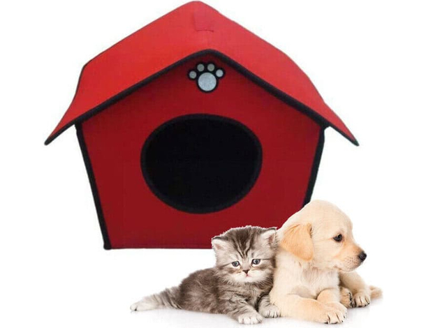 Cuccia da Interno per Cani Gatti Animali Domestici Casetta Comoda 50x60 cm