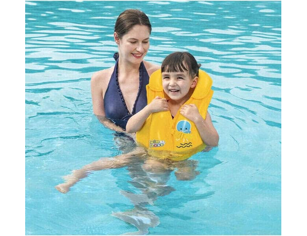 Giubbotto di Salvataggio per Bambini Salvagente Swim Safe Step B Nuoto Bimbi...