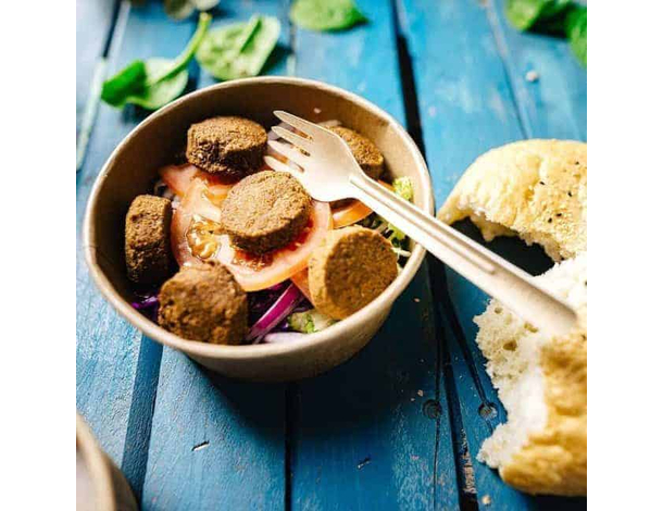 50 Insalatiere in Cartoncino Kraft Contenitore di Carta 500 cc Ciotole Poke...