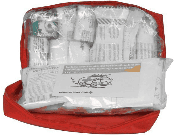 Kit Pronto Soccorso Auto Furgone Morbido Omologato Omologazione DIN...