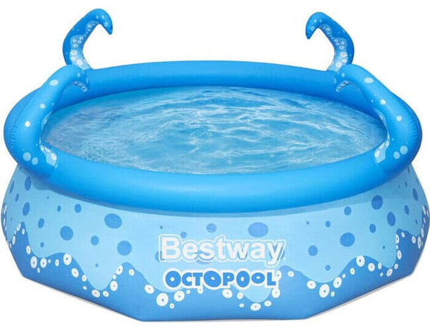 Piscina Fast Set Autoportante Tonda Bambini Giardino Estate 274x76cm Octopool