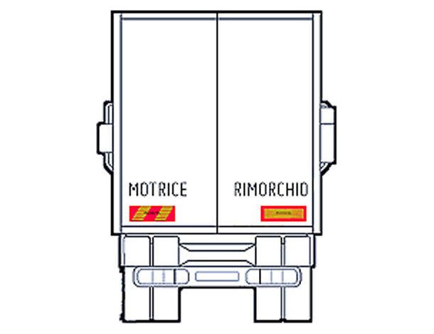 Kit 2 Pezzi Pannelli Posteriori Riflettenti Base Alluminio Rimorchio...