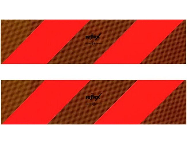 2 Pannelli Posteriori Riflettenti Base in Alluminio Motrice Autocarro...