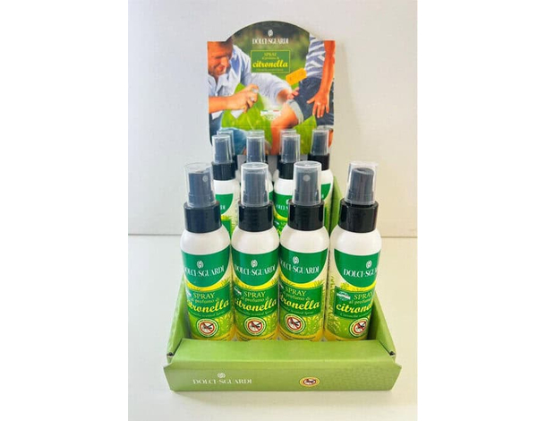 24 pz Acqua Profumata Spray Alla Citronella Anti Zanzare 100ml Made in Italy...