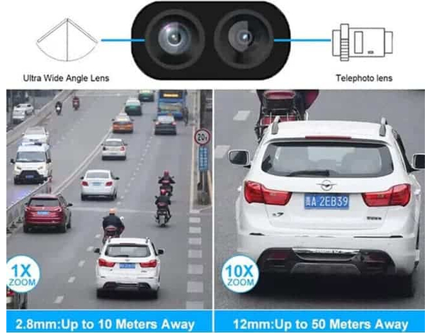 Telecamera IP CAM PTZ WIFI Camera Wireless Esterno Videocamera HD Zoom 10x 3