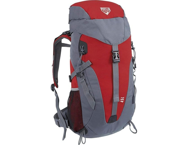 Zaino Unisex-Adulto Modello Dura Trek Rosso 45 L Trekking Campeggio Escursioni