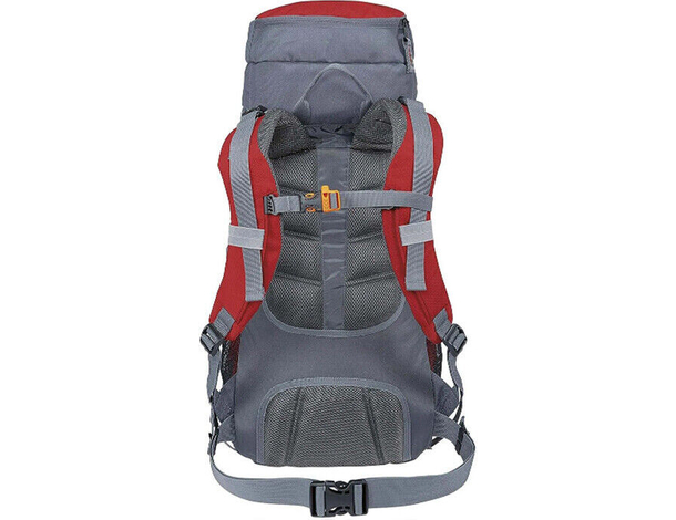 Zaino Unisex-Adulto Modello Dura Trek Rosso 45 L Trekking Campeggio...