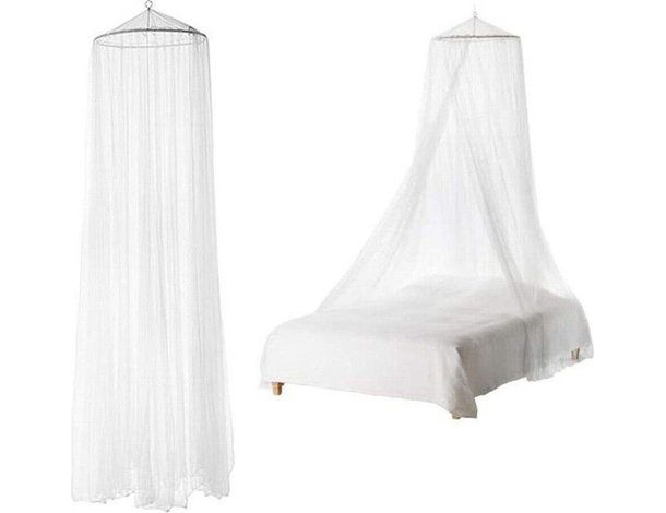 Zanzariera a Baldacchino Letto Matrimoniale Tenda di Protezione Mosquito Killer