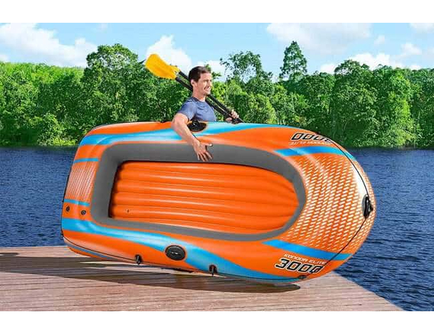 Canotto gommone mare Kondor 3000 Bestway gonfiabile Fiume 246x122cm 190Kg 8