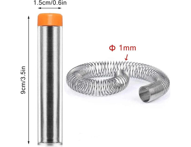4X filo di Stagno per saldare 22 GR Spessore 1mm Alta qualità per saldatura...