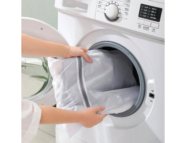 12x sacchetto retina per Lavaggio sacco cestello lavatrice biancheria bucato...