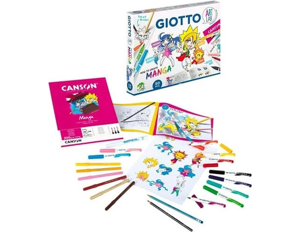 Giotto Art lab Set creativo da disegno Manga f582300 - Fila kit set 50 pz