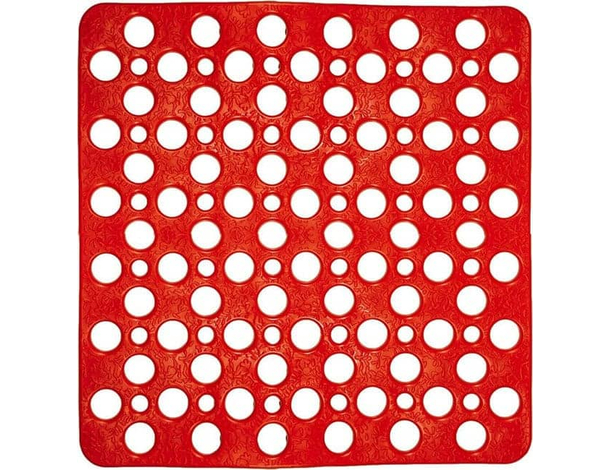 Tappetino Doccia Quadrato Antiscivolo Tappeto Bagno Fori Massage 53x53 cm...