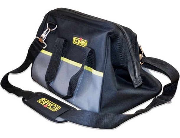 Borsa porta attrezzi da lavoro portautensili con 6 tasche tracolla e maniglie...