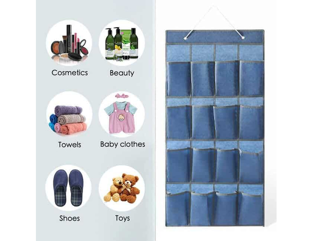 Organizzatore da appendere con 16 tasche organizer da parete multiuso scarpiera