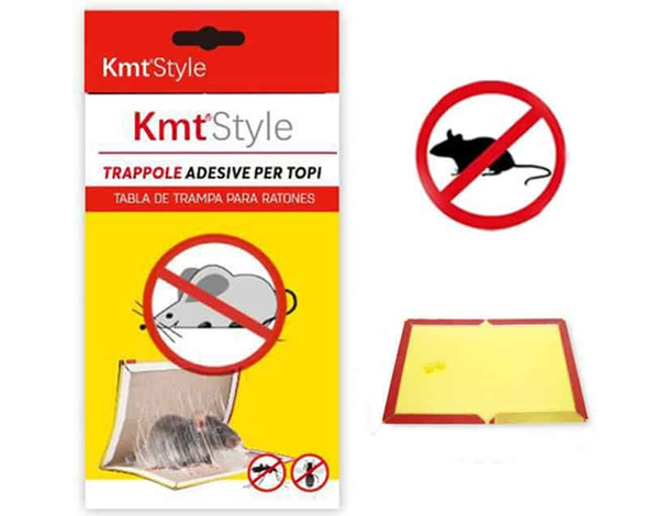 12x Trappola Adesiva per Topi e Ratti, Trappole atossiche 17x24 cm Pronto Uso