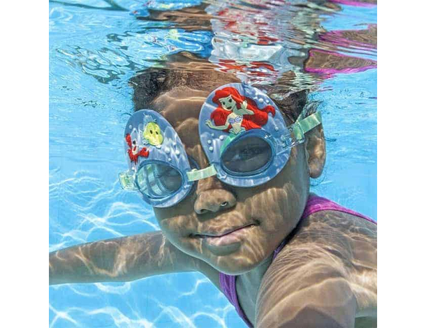 Occhiali occhialini piscina mare nuoto bimba anti UV Principesse Ariel...