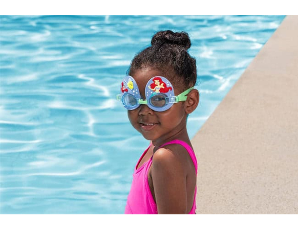 Occhiali occhialini piscina mare nuoto bimba anti UV Principesse Ariel...