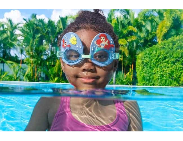 Occhiali occhialini piscina mare nuoto bimba anti UV Principesse Ariel...