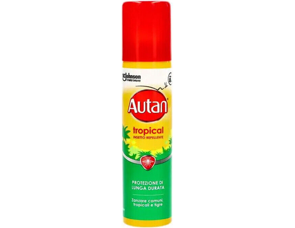 Autan Tropical Spray Antizanzare Comuni e Tigre Insetti Tropicali 100ml