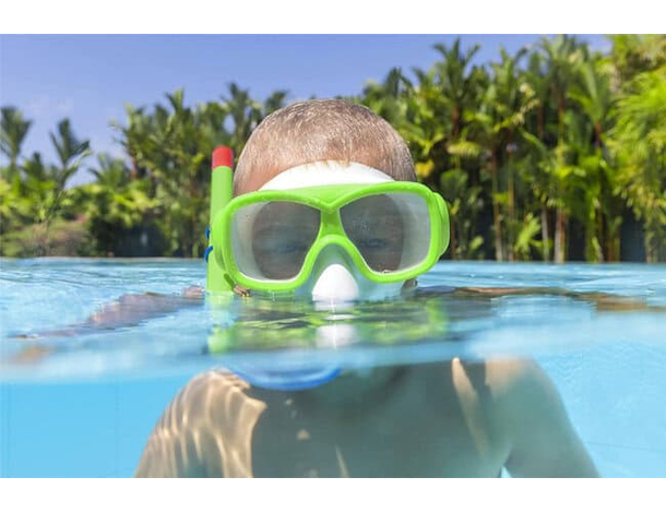 Set Maschera e Boccaglio da Sub Antiappannamento per Snorkeling 7-14 anni...