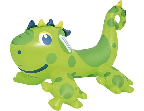 Dinosauro Gonfiabile e Cavalcabile 2 manici 119x64 cm Per Bambini Sunclub