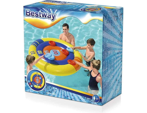 Gioco Gonfiabile galleggiante Disc Champion in acqua piscina 52566 Bestway